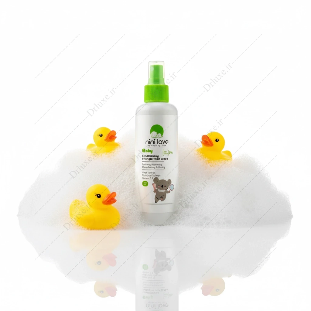 اسپری نرم و باز کننده گره موی سر کودکان نی نی لاو 200 گرم